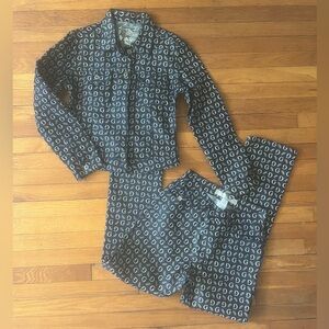 Vintage Guess - Dark Denim Suit Set / Texas Tuxedo- Size M + 28